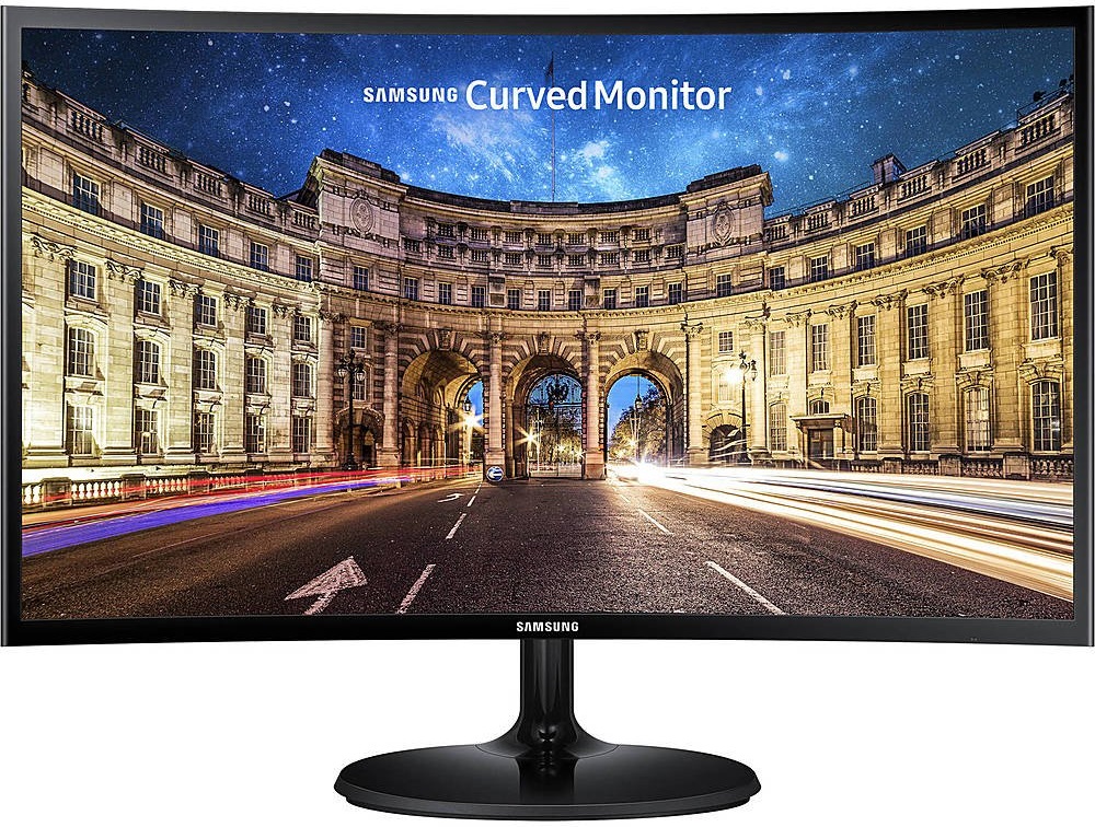 Monitor LED Samsung 27" Curved LC27F390FHNXGO FHD - Black